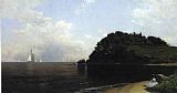 Alfred Thompson Bricher Canvas Paintings - On Long Island Sound